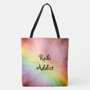 Söt regnbåge Reiki Addict design Tygkasse