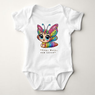 🐛Söt regnbågskatarpillfjäril tecknad T Shirt