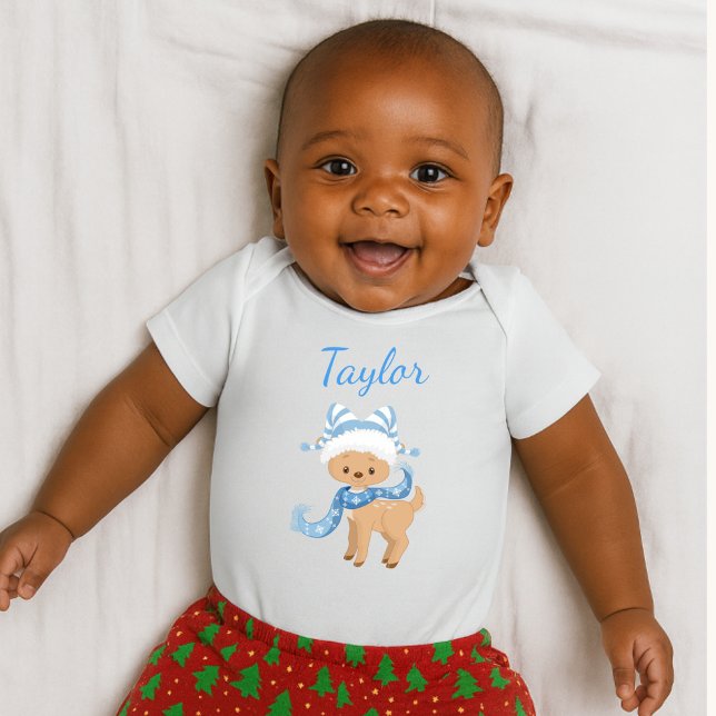 Söt Reindeer i Blue Tee (Skapare uppladdad)