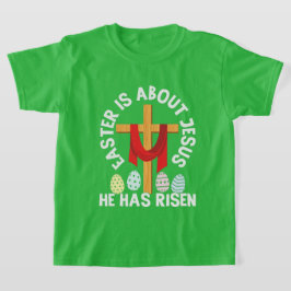 söt Religiösa Jesus Påsk Kor T Shirt