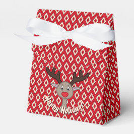 Söt ren Glad jul Julstämning Presentaskar
