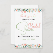 Söt Retro Blom Bröllopsfest