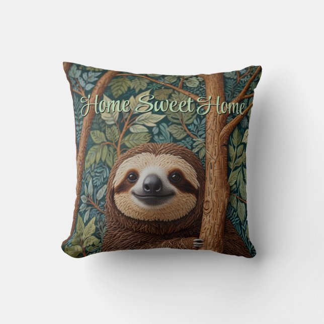 Söt retro boho sengångare  kudde (Framsida)