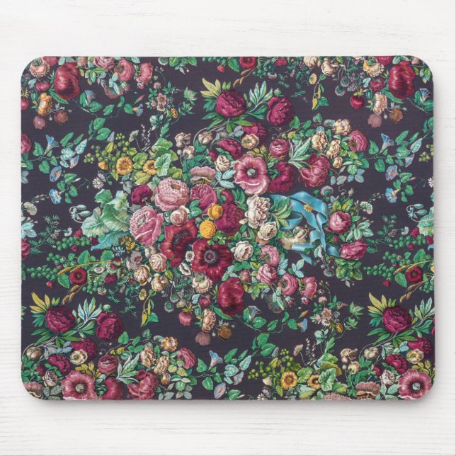 Söt Retro Flower Chintz Peonies Calico Mönster Musmatta (Framsidan)