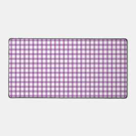 Söt Retro Gingham Rutig Lila Mönster
