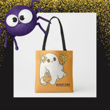 Söt Retro Halloween-spöke
