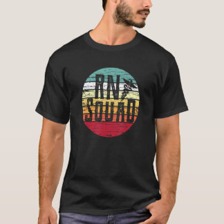 Söt Retro Rn-trupp För legitimerad sjuksköterska T Shirt