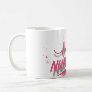 Söt Retro Sjuksköterska Liv Gradient Kaffe Mugg