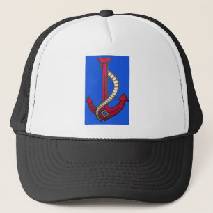 Söt Retro Vintage Navy Achor.jpg Keps