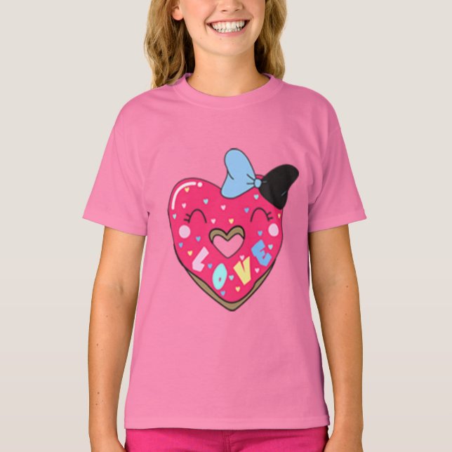 Söt Ribbad Plyschbjörn - Mysig Klenod T Shirt (Framsida)