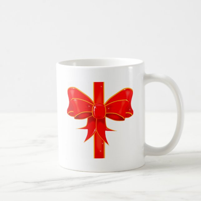 Söt Ribbon Bow Kaffemugg (Höger)