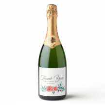 Söt Ro & Eucalyptus Tack Vin etikett