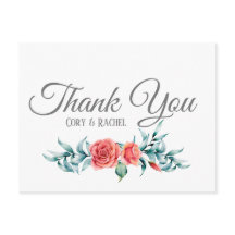 Söt Ro och eukalyptus på Tack vykort