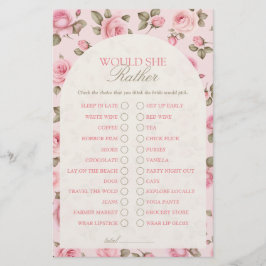 Söt Ro skulle hon hellre vilja ha Möhippa spel