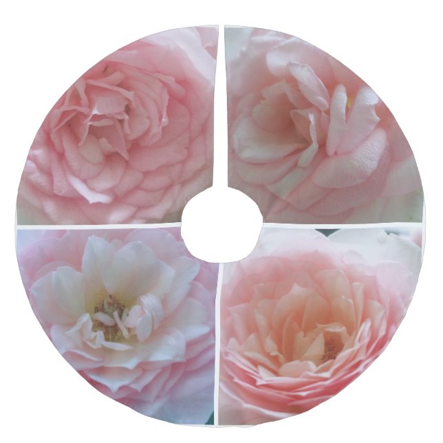 Söt Ro Träd Skirt Julgransmatta Borstad Polyester (Framsidan)