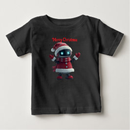söt robot jul teknik T-shirt