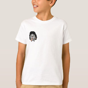 Söt rockstjärna som spelar gitarr karaktär barn t shirt