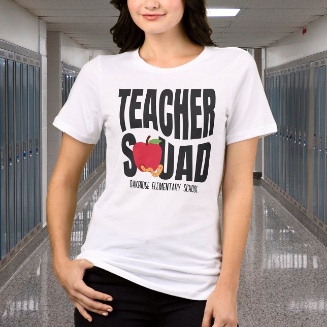 Söt Röd Apple Lärargrupp T Shirt (Skapare uppladdad)