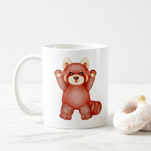 Söt röd björn mugg – Bedårande teddybjörn kaffekop