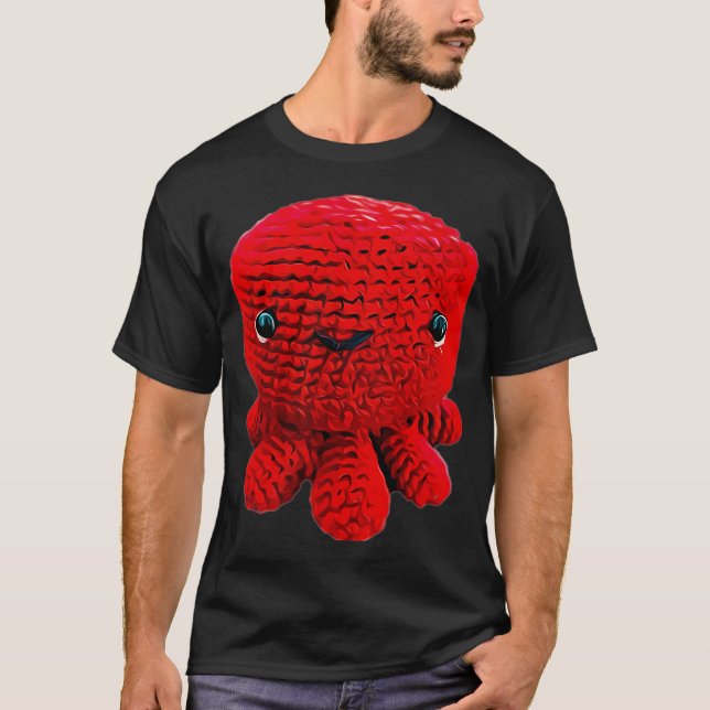 SÖT RÖD BLÅCKFISBABY T SHIRT (Framsida)