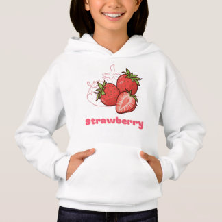 Söt röd jordgubbsfrukt estetisk för barn t shirt