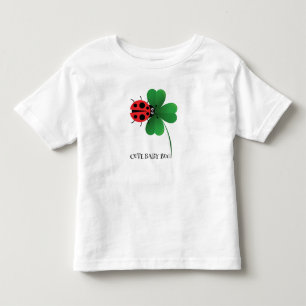 Söt röd nyckelpiga på Lucky leaf Kids T Shirt