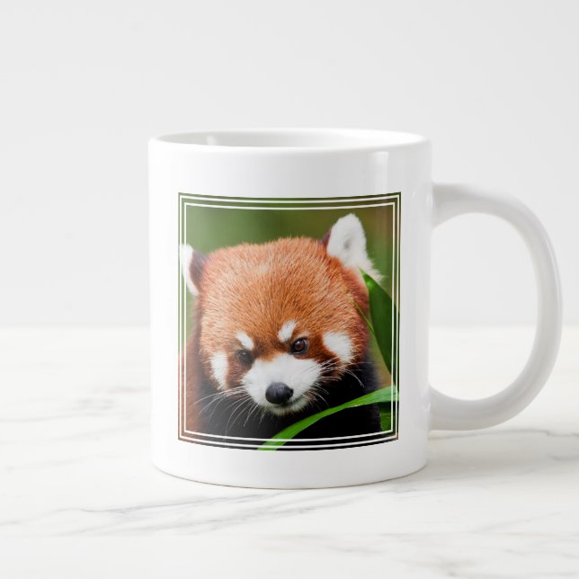 Söt Röd Panda Jumbo Mugg (Höger)