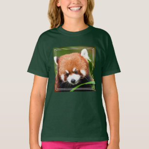 Söt Röd Panda T Shirt