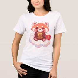 Söt Röd Panda T Shirt