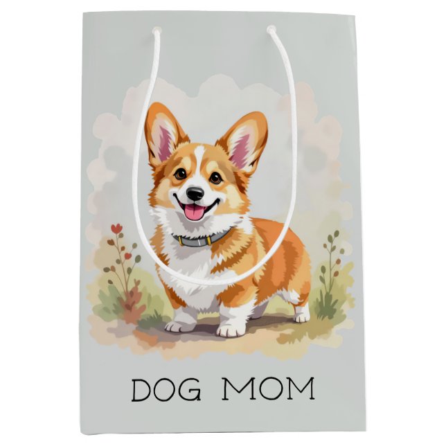 Söt röd Pembroke Welsh Corgi hund (Framsidan)