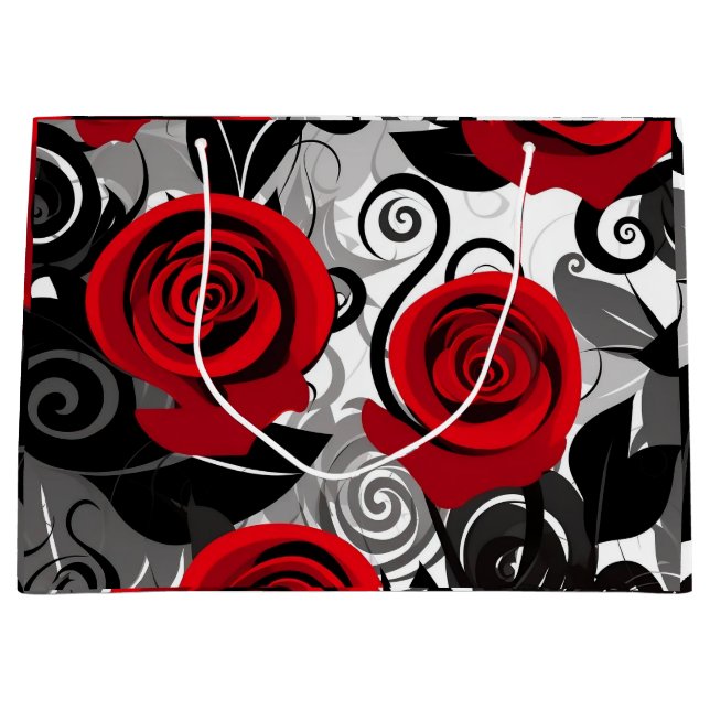 Söt Röd ros Gift Bag (Framsidan)