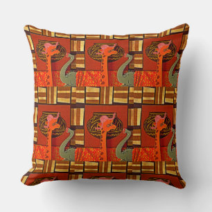 Söt rolig afrikansk giraff tryck Fantastisk design Kudde