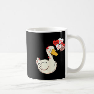 Söt Rolig Alla Hjärtans Dag Dumma Gäss Anka Kärlek Kaffemugg