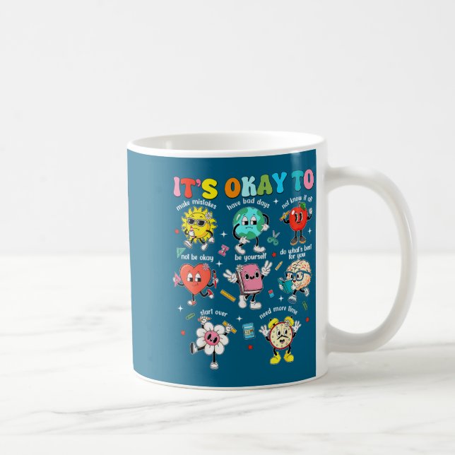 Söt Rolig Det är Okay Annan Design Kaffemugg (Höger)