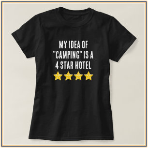 Söt & rolig diva-citat camping t-shirt