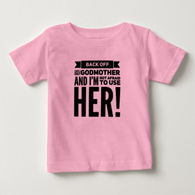 Söt rolig fadder-sats t shirt (Framsida)