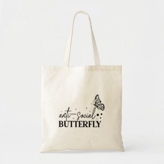 Söt rolig fjärilshandväskor tygkasse