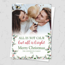Söt Rolig Glad Och Ljus Familje Jul Foto