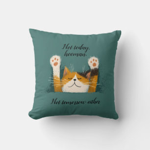 Söt Rolig Katt Lur Kudde