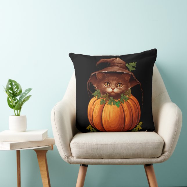 SÖT ROLIG KATT PUMPA KUDDE (Stol)