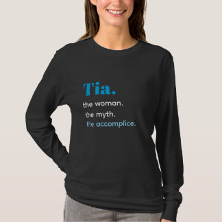 Söt rolig moster Tia skjorta T Shirt