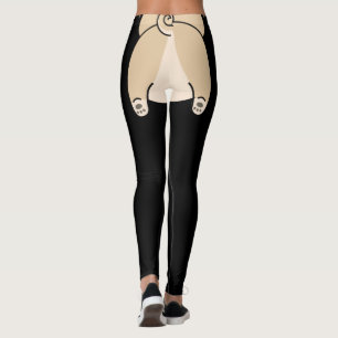 söt rolig pagusstumma leggings
