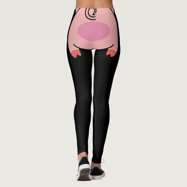 söt rolig piggpinne leggings (Baksida)