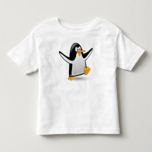 Söt Rolig Pingvin T Shirt