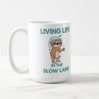 söt rolig sengångare kaffemugg