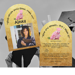 Söt Rolig Snigel Foto Examenfest Inbjudningar