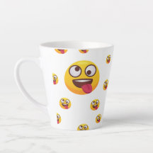 Söt Rolig Tunga Som Sticker Ut EMoji
