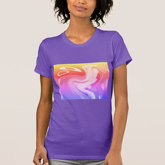 Söt roligt art mode t shirt (Framsida)