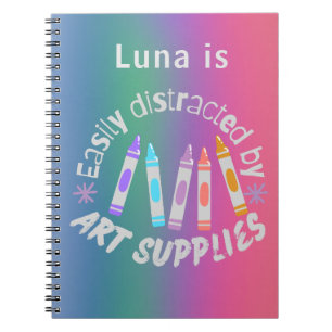 Söt Roligt - färgstark bärbar dator Anteckningsbok