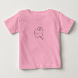 Söt Rollig 'Qtiful' Söt Baby Tutu Typografi T Shirt